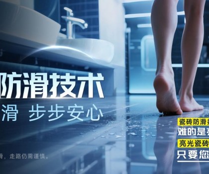 全新黑科技｜歐神諾鏡面防滑技術，讓您的家更安全！