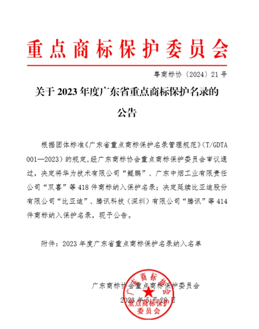 1717147739503650.jpg 宏陶瓷磚商標入選“2023廣東省重點商標保護名錄”,詮釋品牌硬核實力!2.jpg